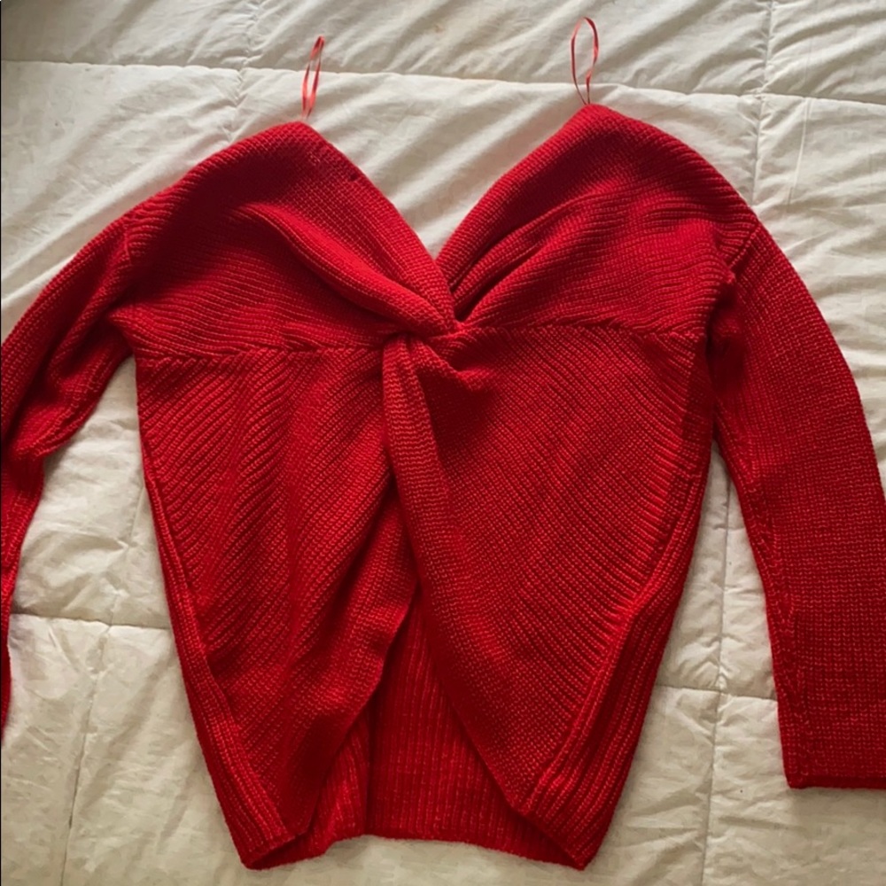 Fashion Nova Criss Cross Sweater